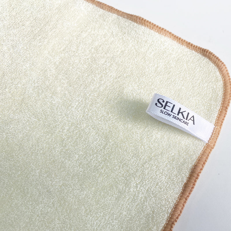 Selkia Soft Bamboo Terry Cloth - Reusable Alternative to Face Wipes
