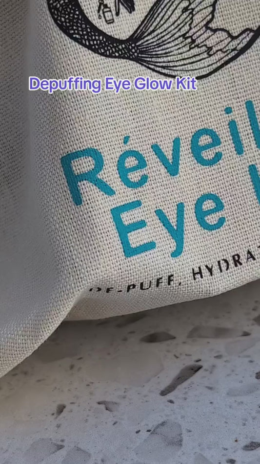 Eye Kit: Reduce dark circles and puffiness #eyeserum #eyecare #skincareroutine #australianskincare #fragrancefree #greenbeauty 